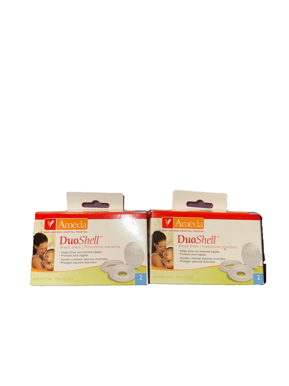 LOT OF 2: Ameda Duo Shell Breast Shells (2)